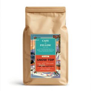 スノートップ のクラフト紙袋モックアップ