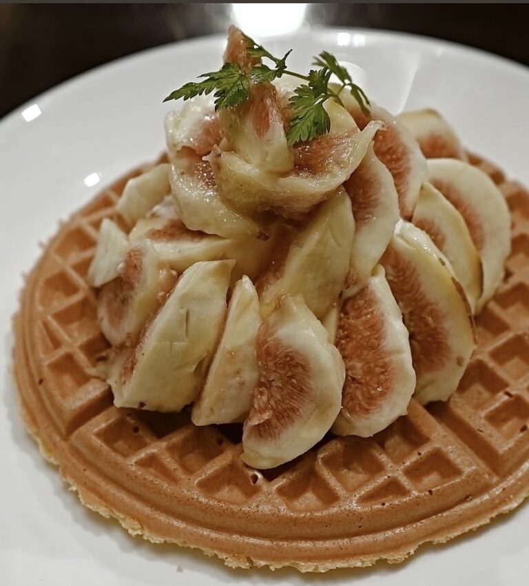 いちじくワッフル